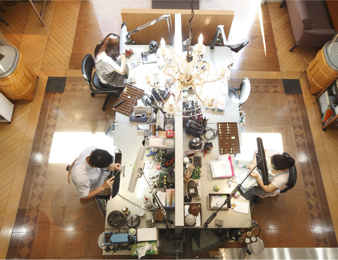 自社工房「プレミアムワークショップ」