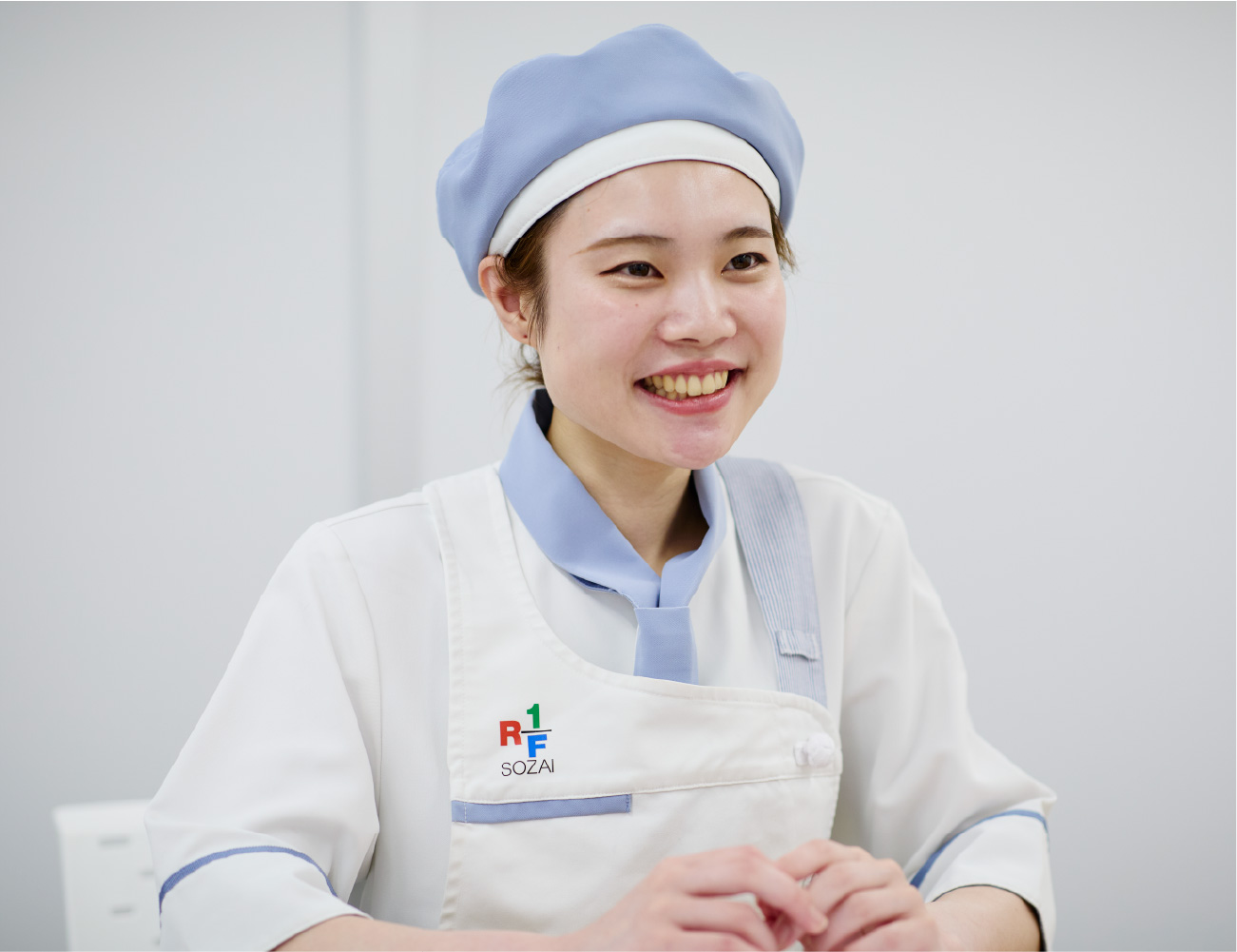 爽やかな笑顔が印象的な阿南美桜さん。〈RF1〉への愛情と知識は人一倍！