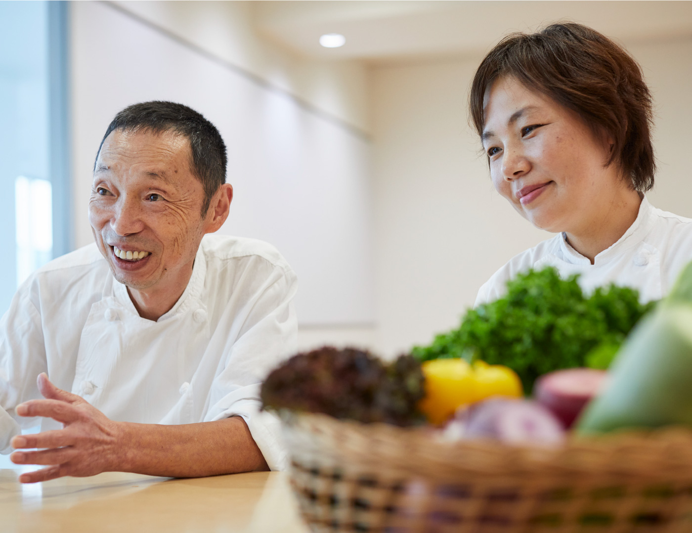  お2人の想いは一つ、「新鮮な野菜をおいしく食べてもらいたい」